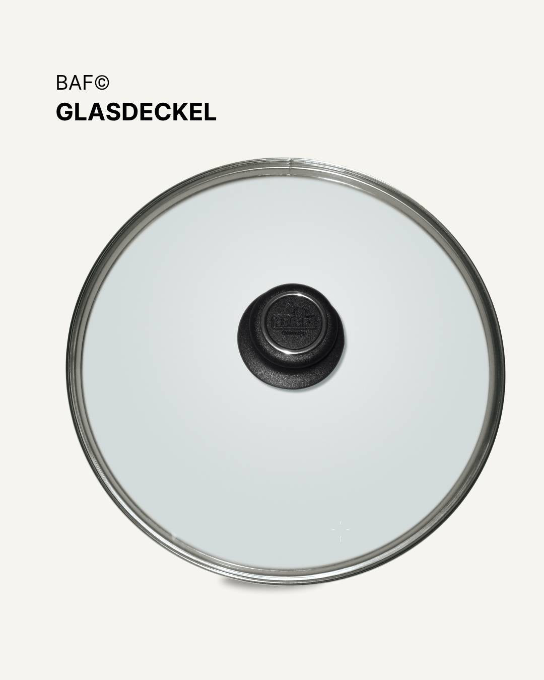 Glasdeckel, rund, 18 – 32 cm