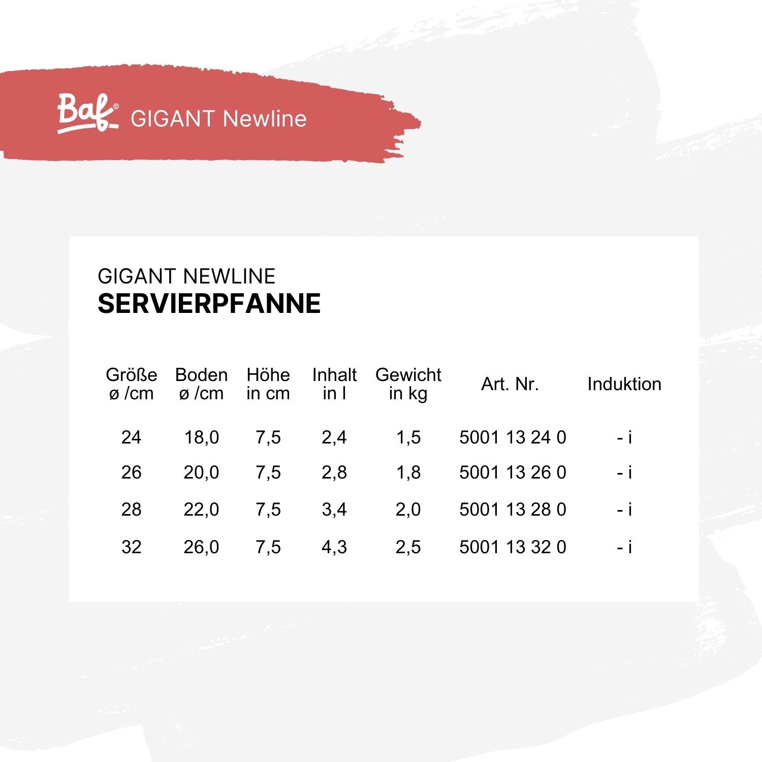 GIGANT Newline Servierpfanne