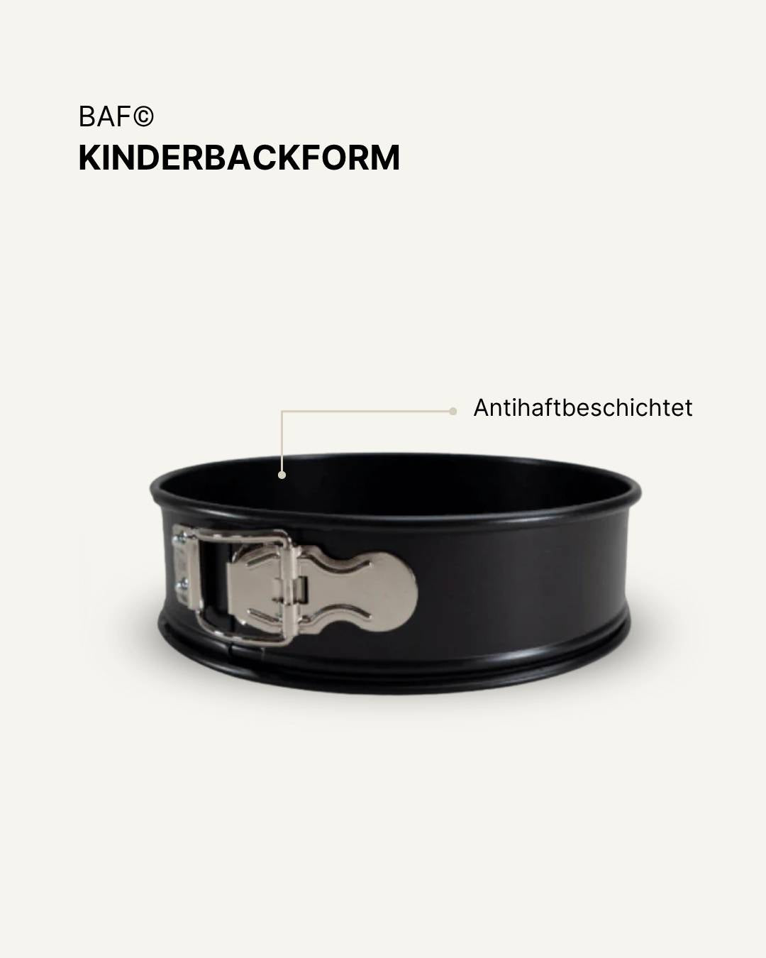 Kinderbackform - Minibackform