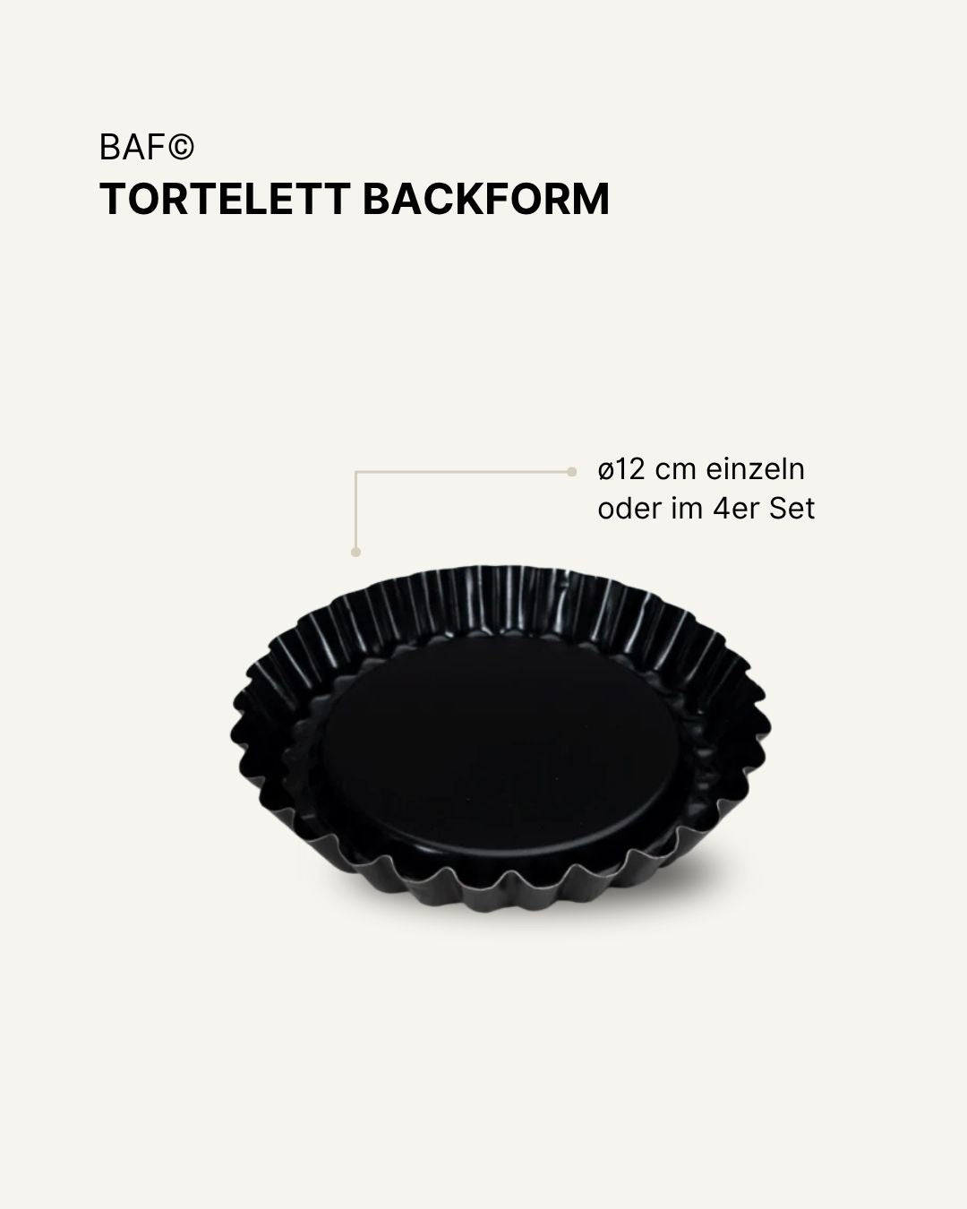 Tortelett ø 12cm