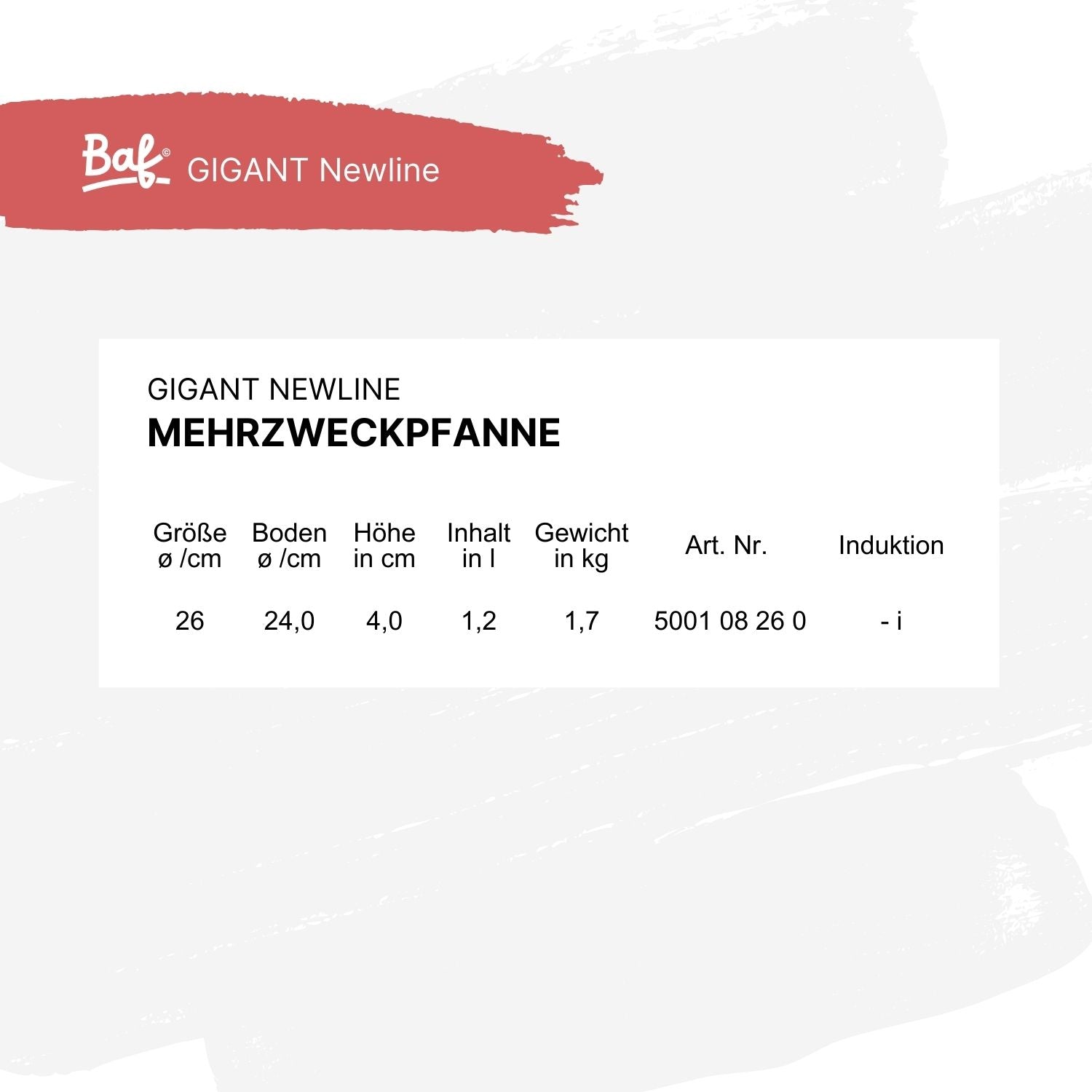 GIGANT Newline multi-purpose pan, pancake pan