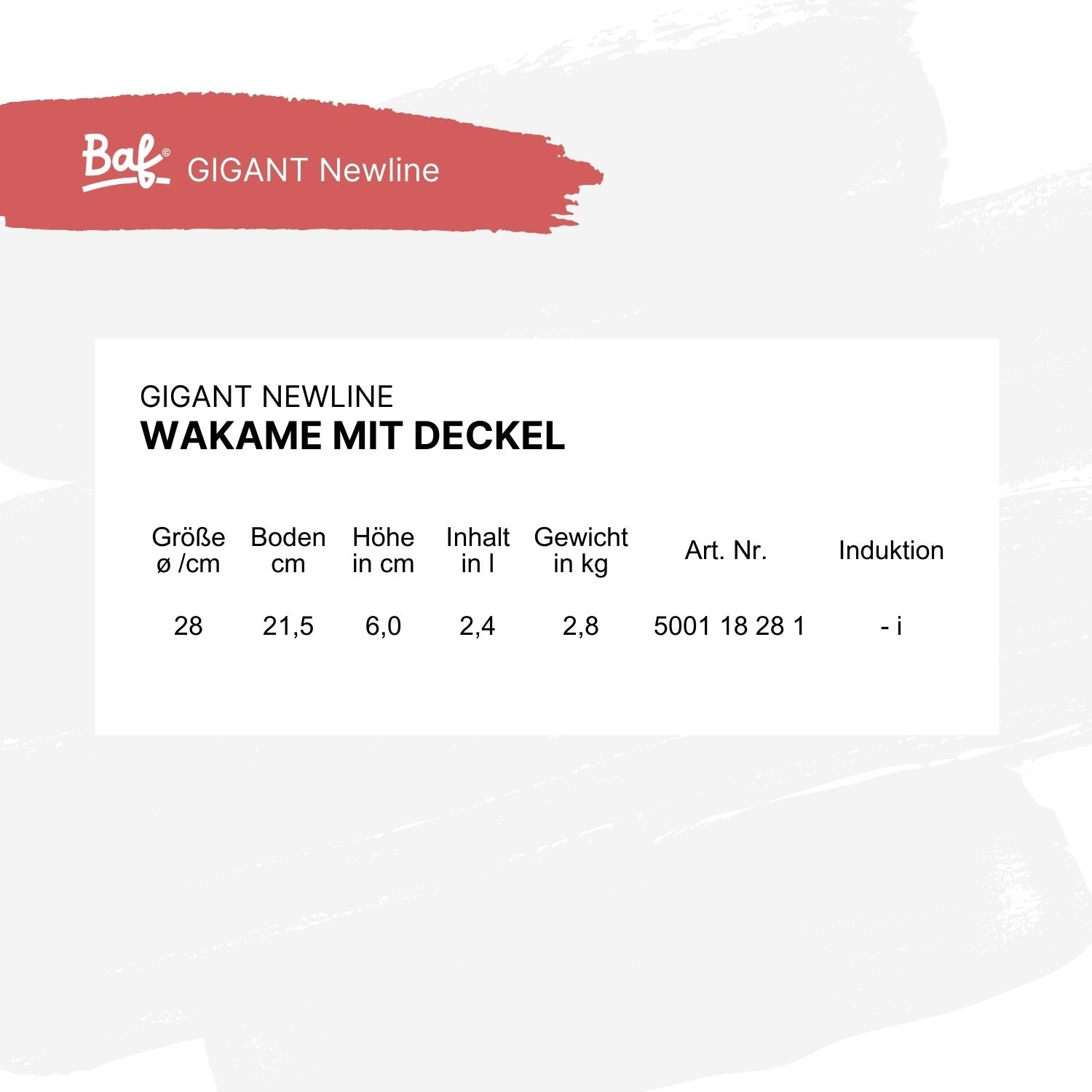 GIGANT Newline Wakame with lid